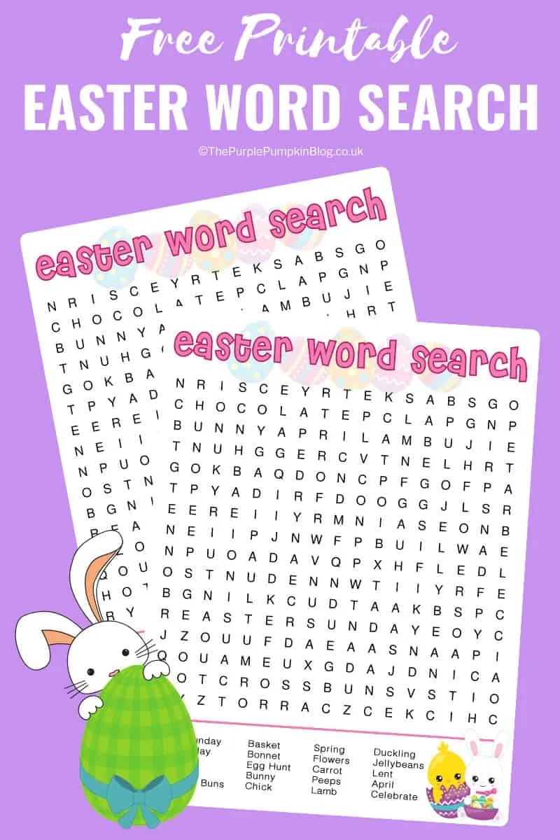 Easter Word Search Printable Religious