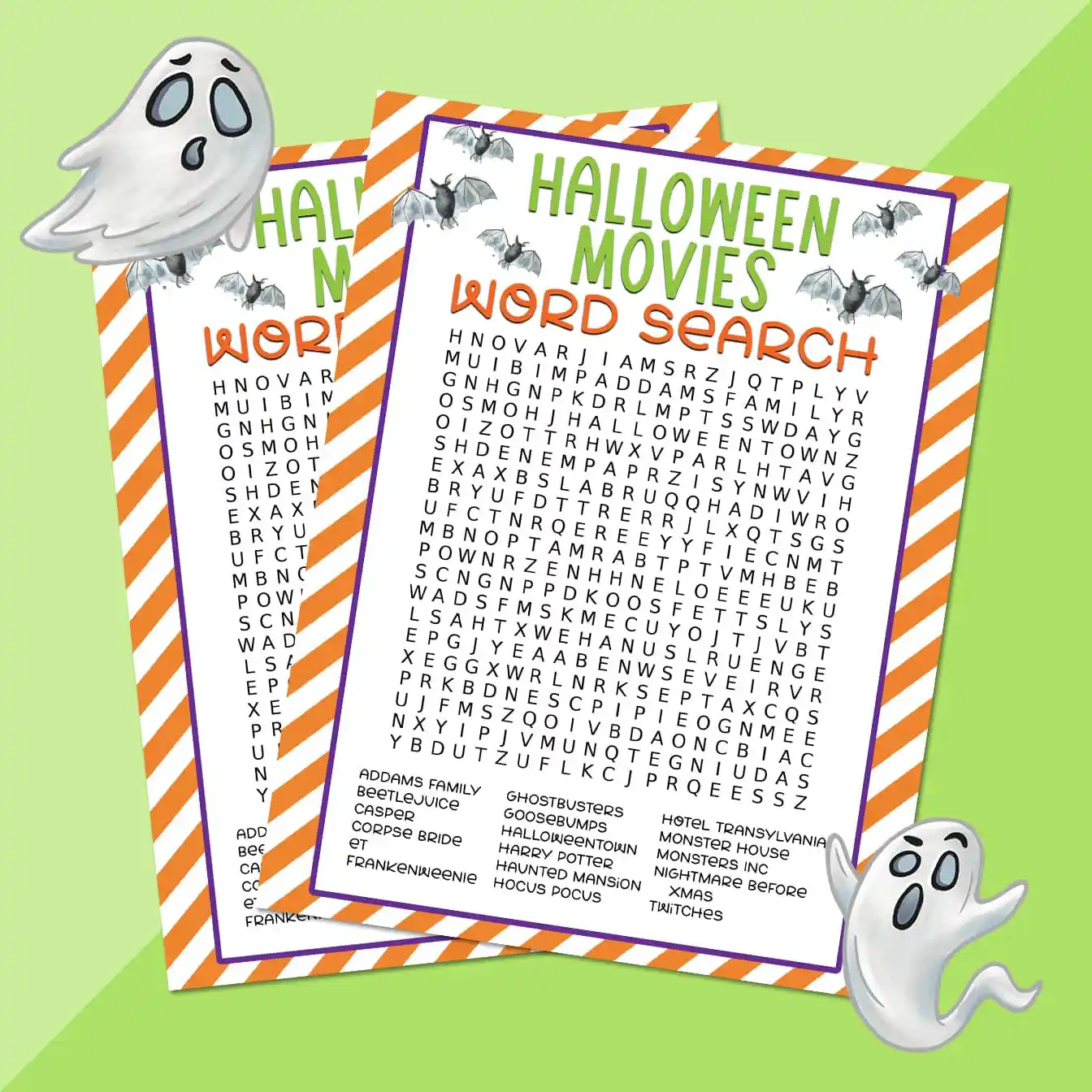 Free Halloween Printable Word Search Puzzles