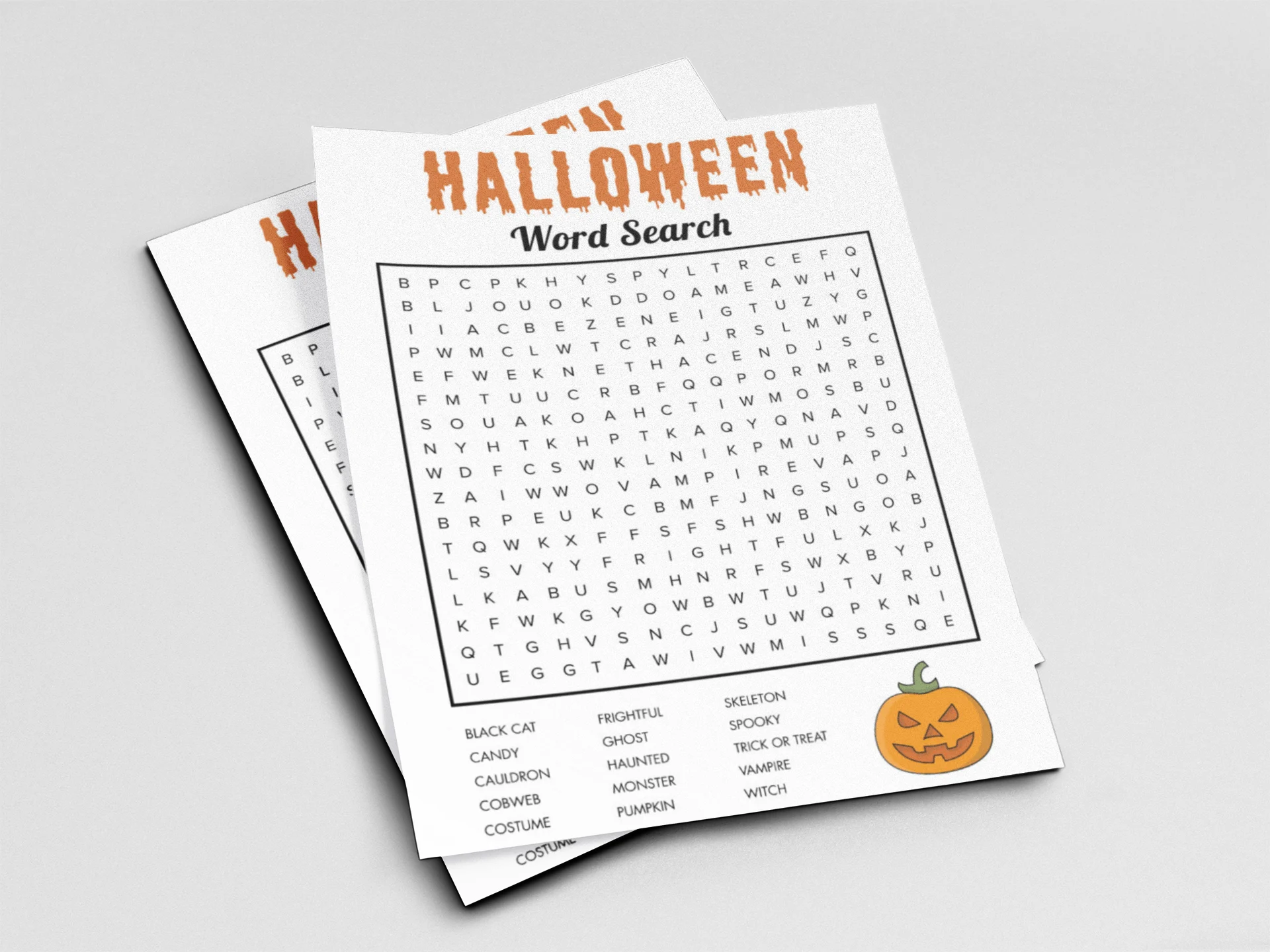 free printable halloween word search pjs and paint