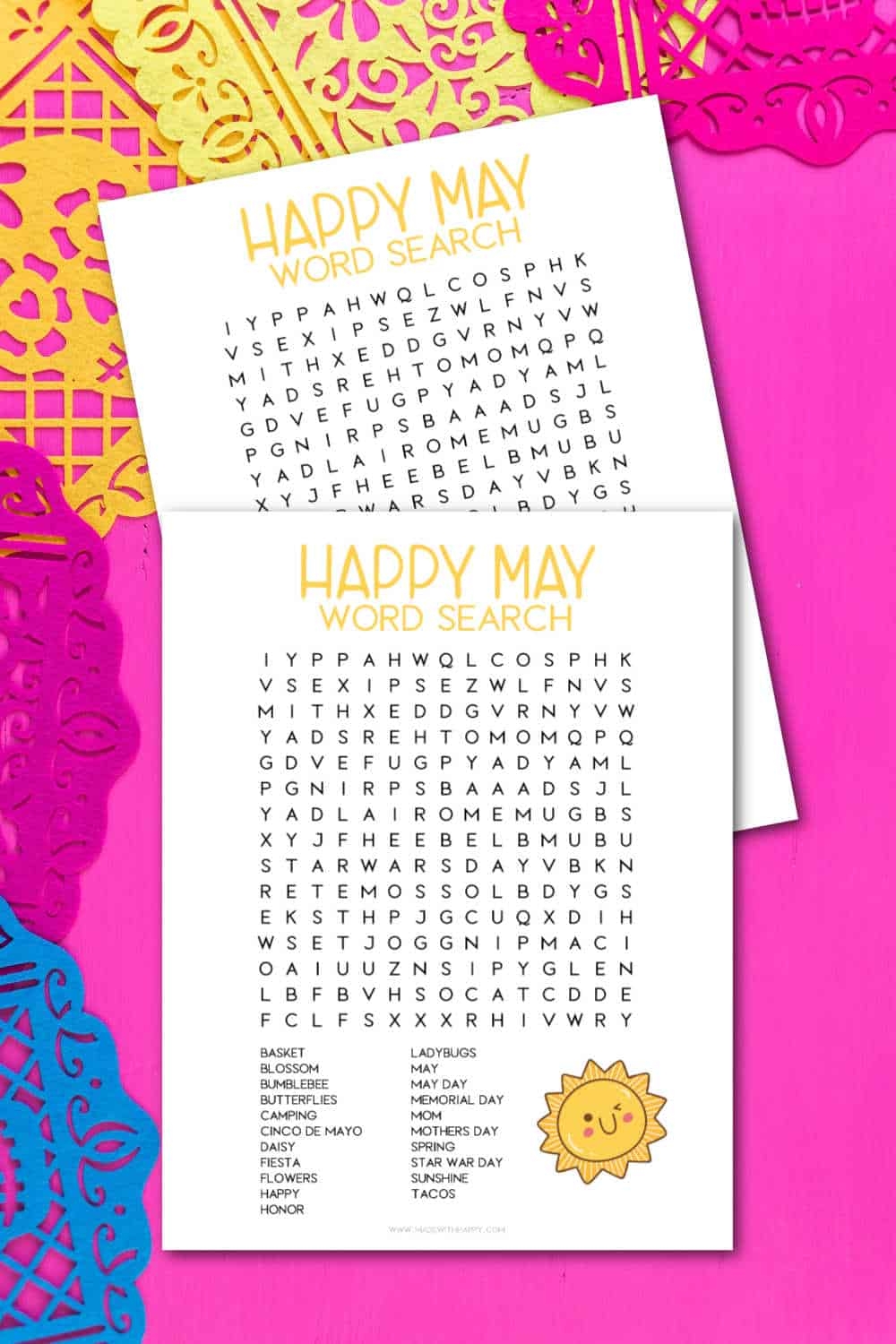 Free Kids Wordsearch Puzzles Printable