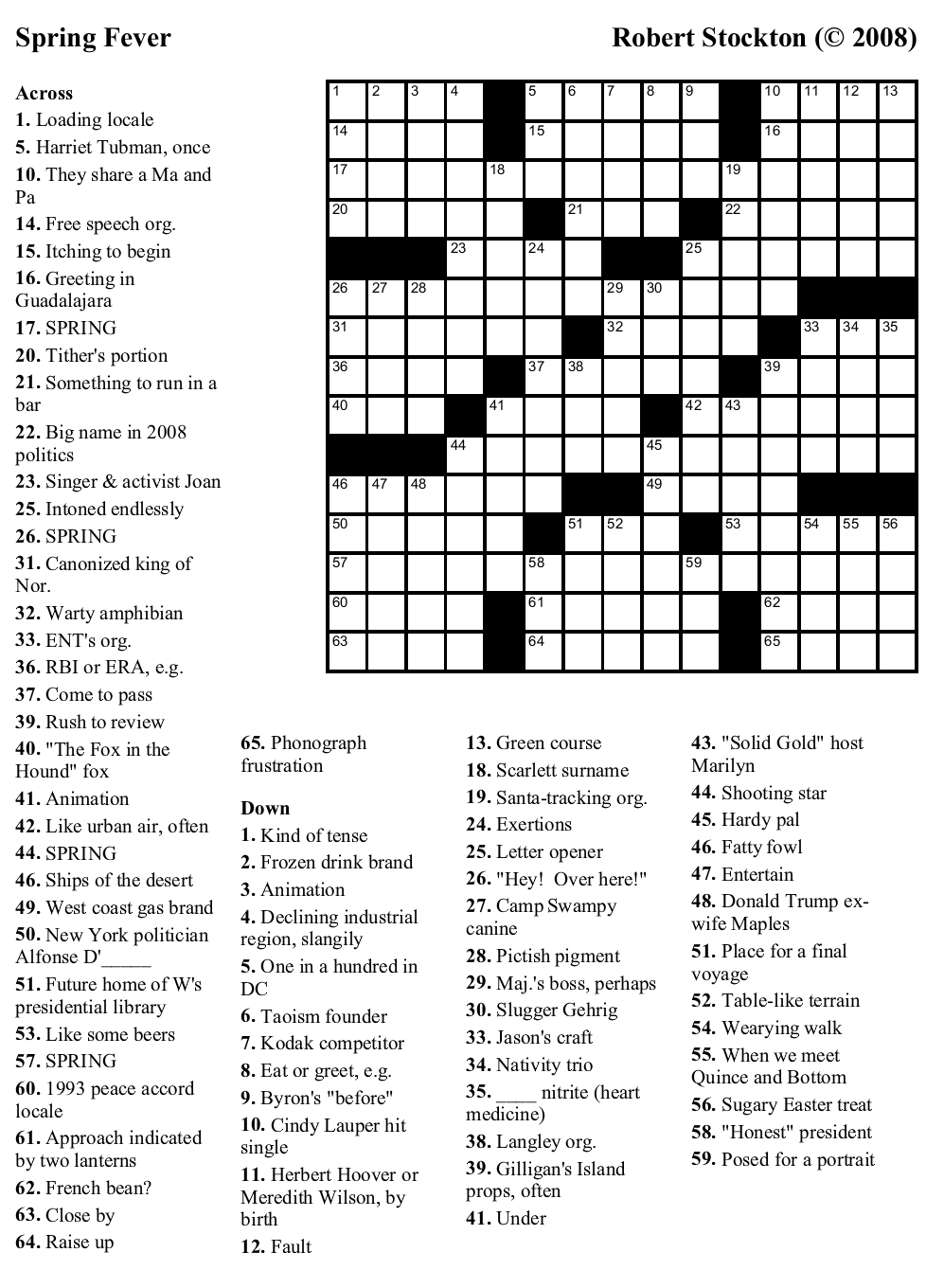 Spring Printable Word Search Puzzles