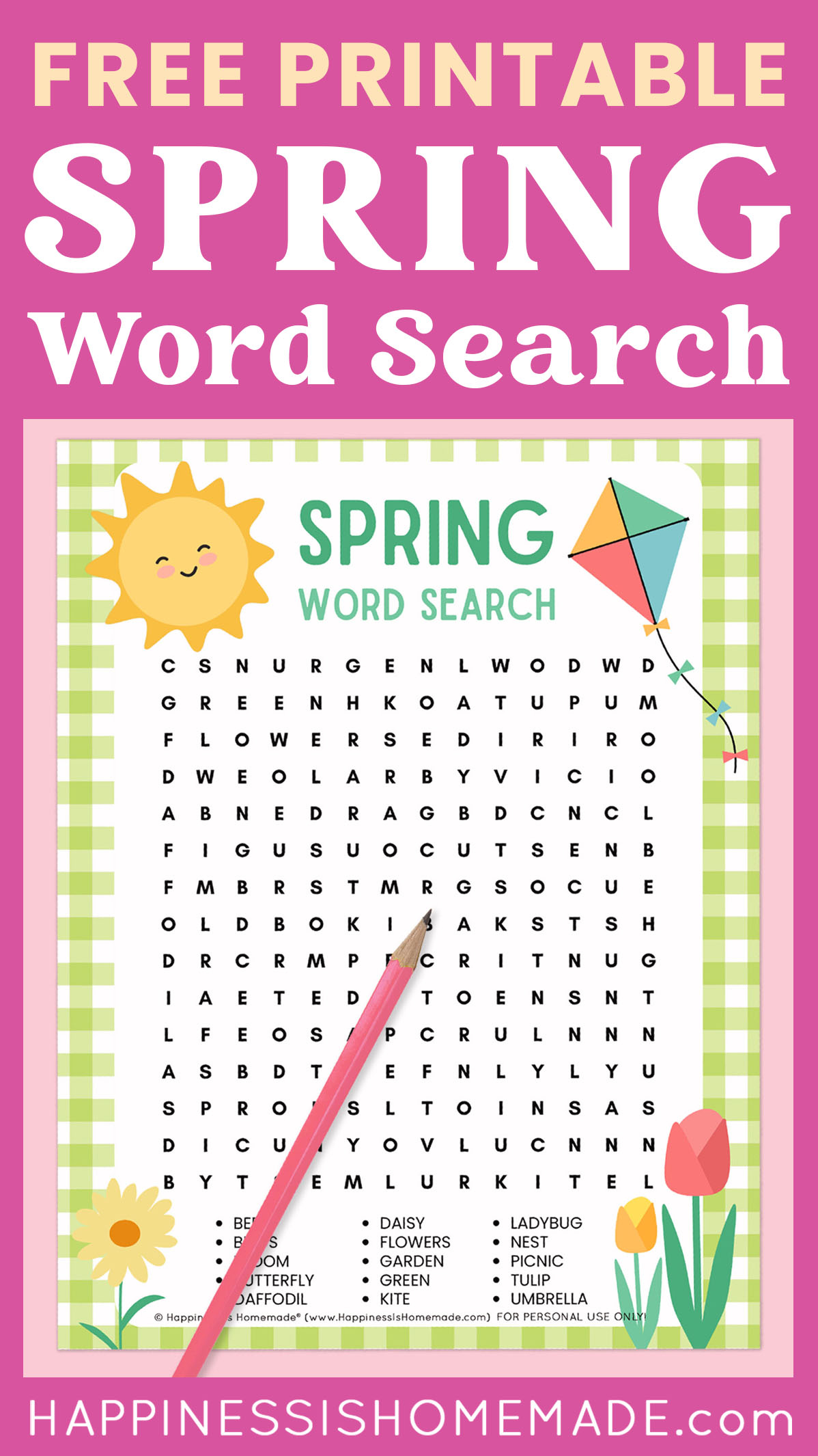 free printable spring word search puzzle happiness is homemade