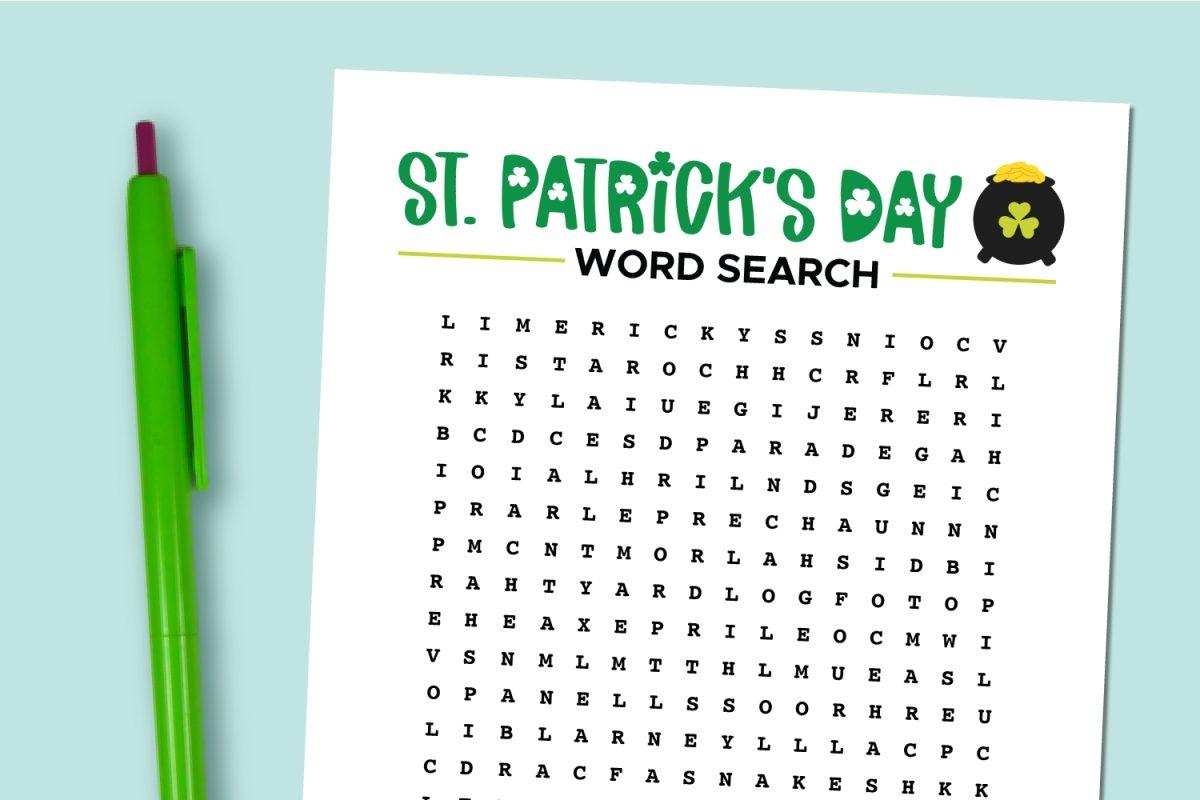 Free Printable St Patrick s Day Word Search Hey Let s Make Stuff