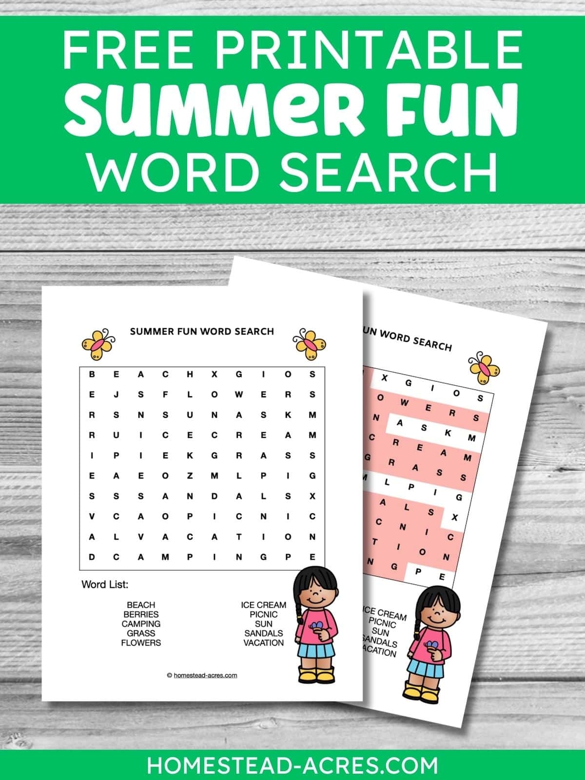 Free Fun Word Search