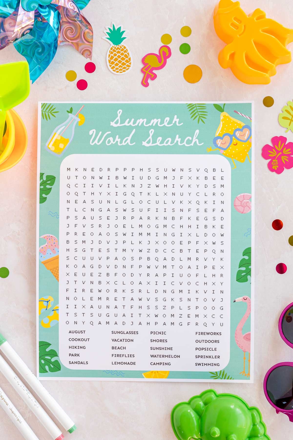Simple Word Search Puzzles Free Printable