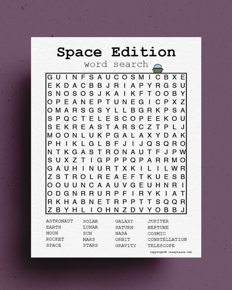 Medium Hard Word Searches