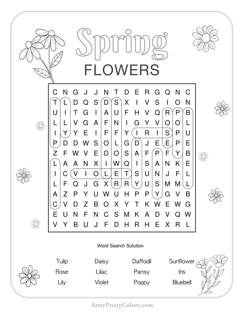 Free Printable Word Search Puzzles