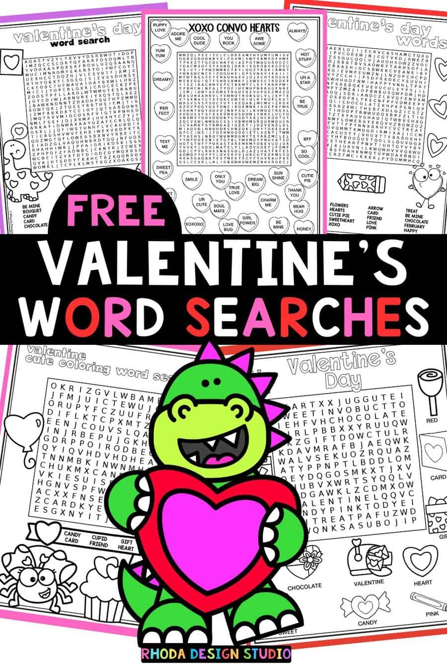 Free Valentine s Day Word Search Puzzles