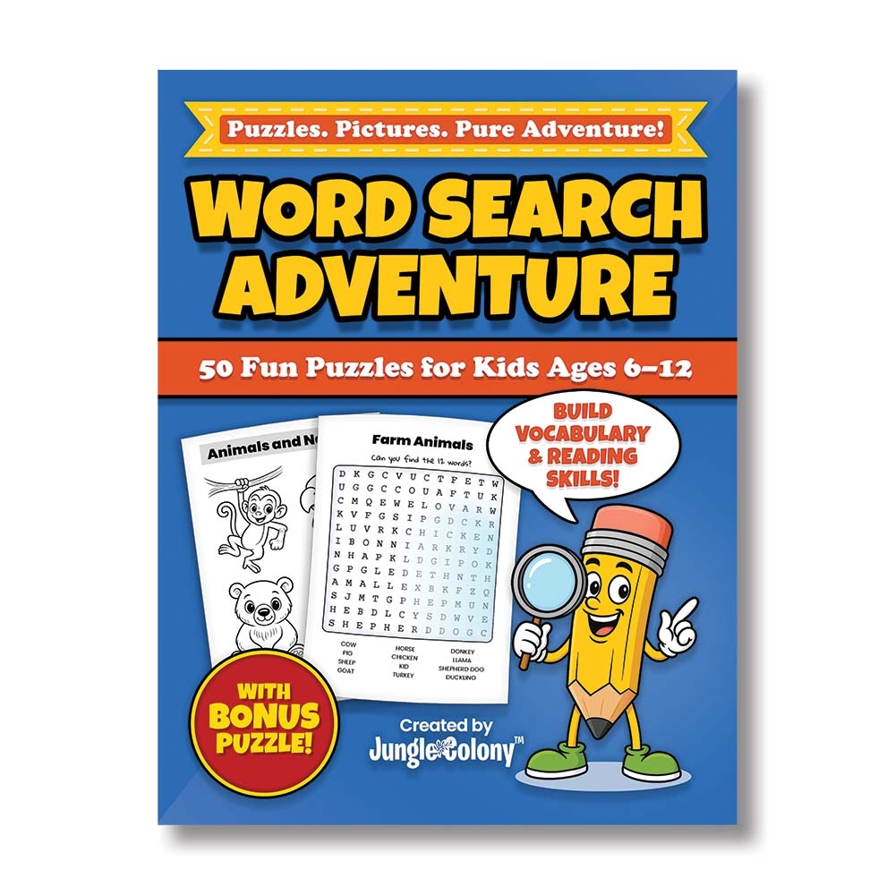 free word search puzzle answers for kids jungle colony