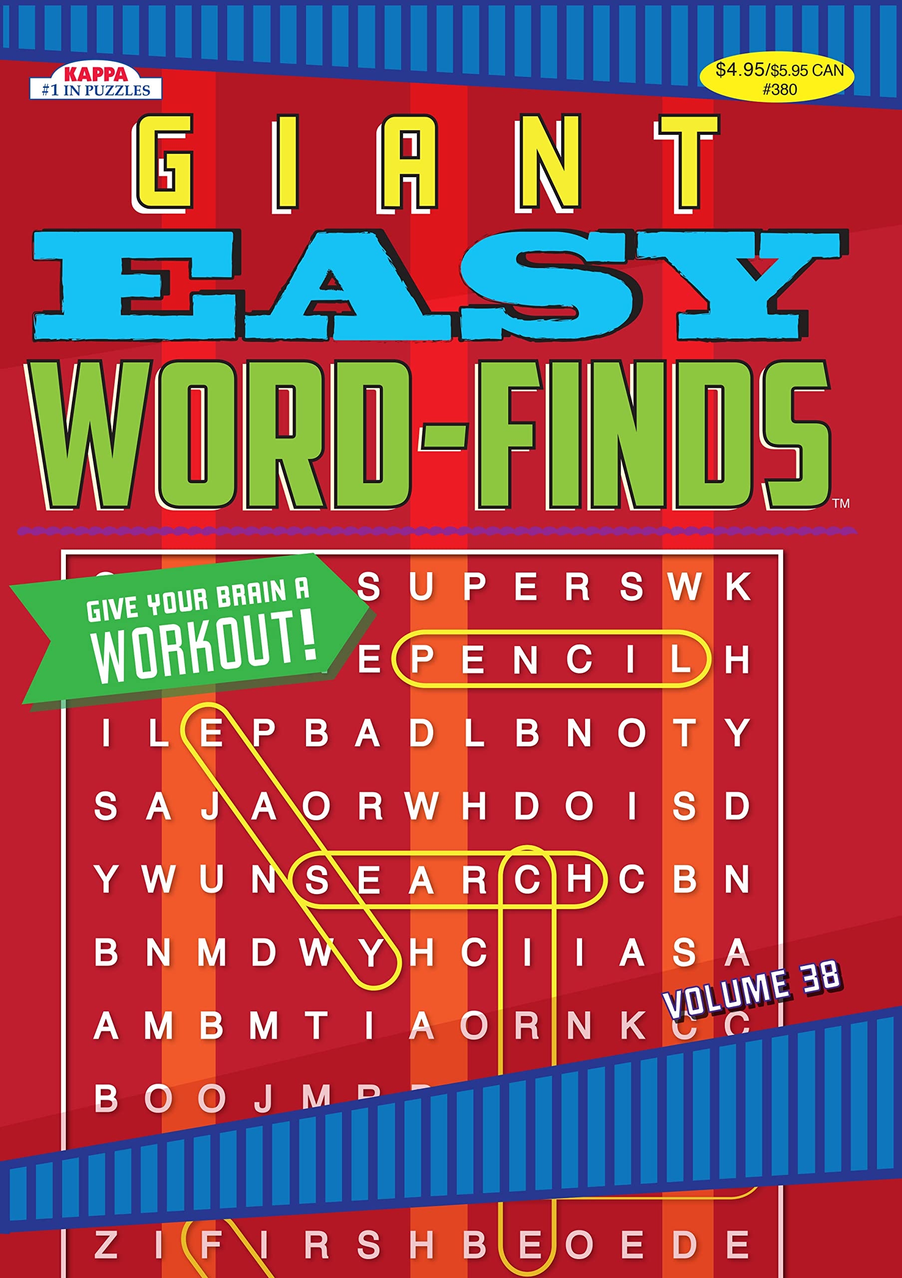 Giant Easy Word Finds Word Search Puzzle Book Kappa Books Publishers 9781559910200 Amazon Books