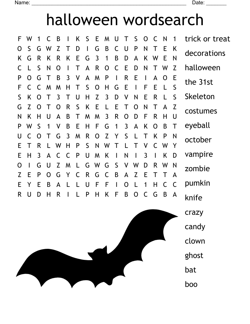 halloween fall word search wordmint