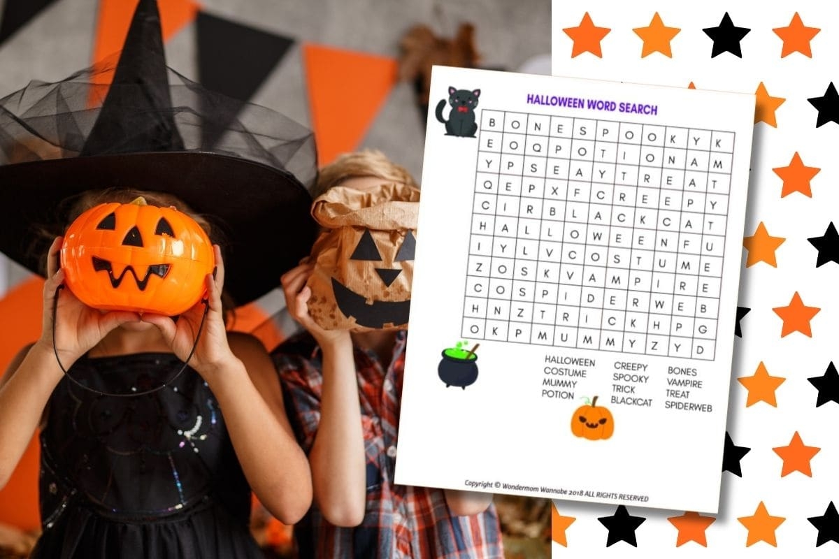 Halloween Word Search For Kids Halloween Word Search For Kids