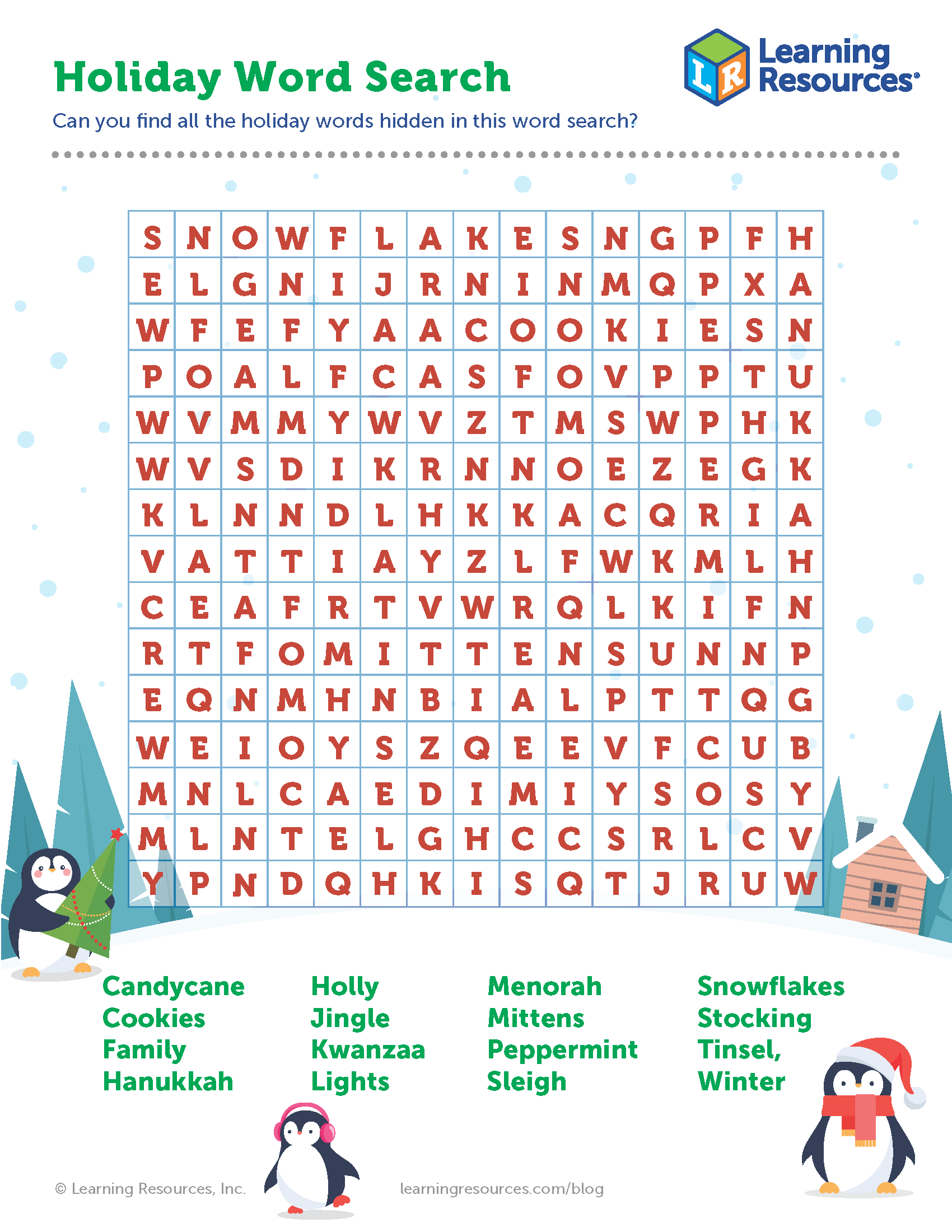 Very Simple Word Search Printable