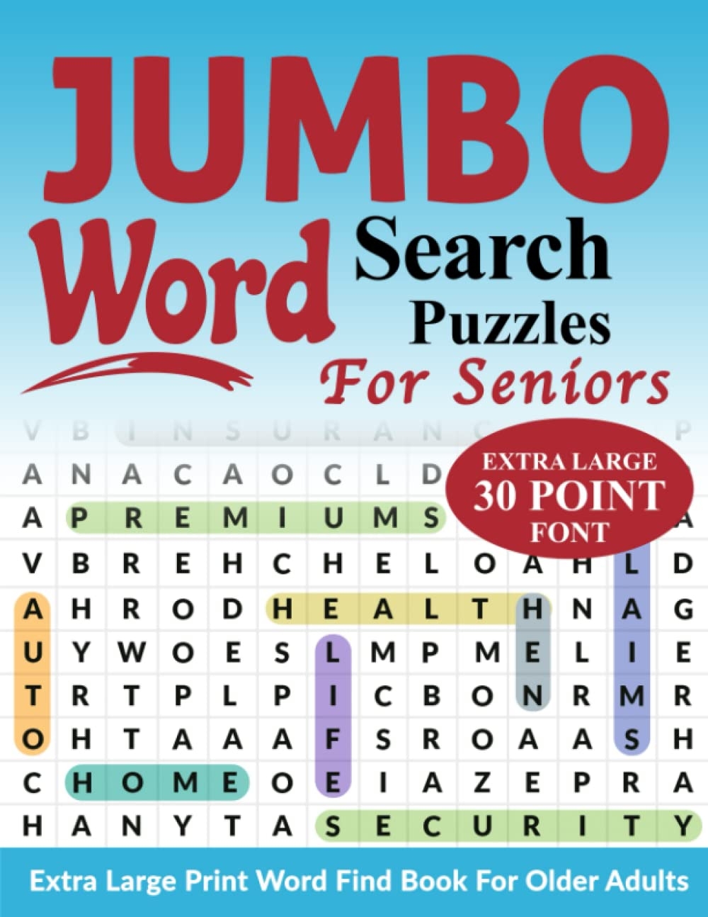 Jumbo Word Search Puzzles For Seniors Extra Large Print Word Find Book For Older Adults Large Print Puzzle Books For Adults Vibz Mind 9798419362444 Amazon Books