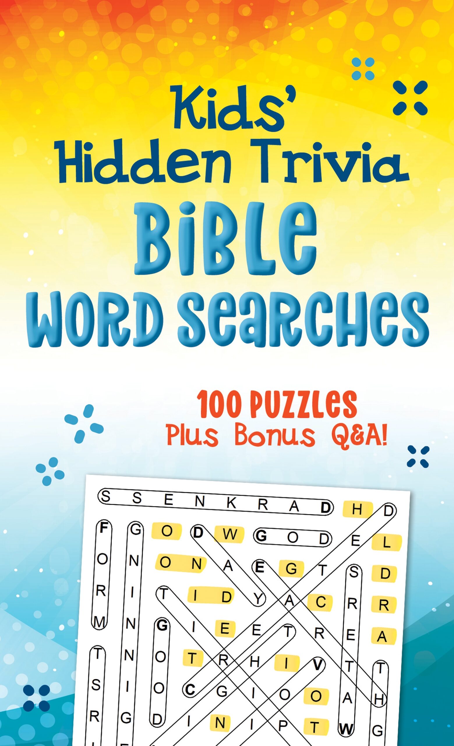 Kids Hidden Trivia Bible Word Searches 100 Puzzles Plus Bonus Qu0026A Koorong
