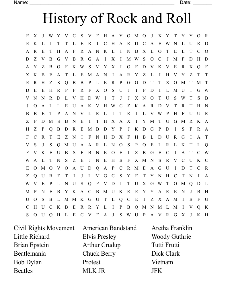 Labor Day Word Search WordMint