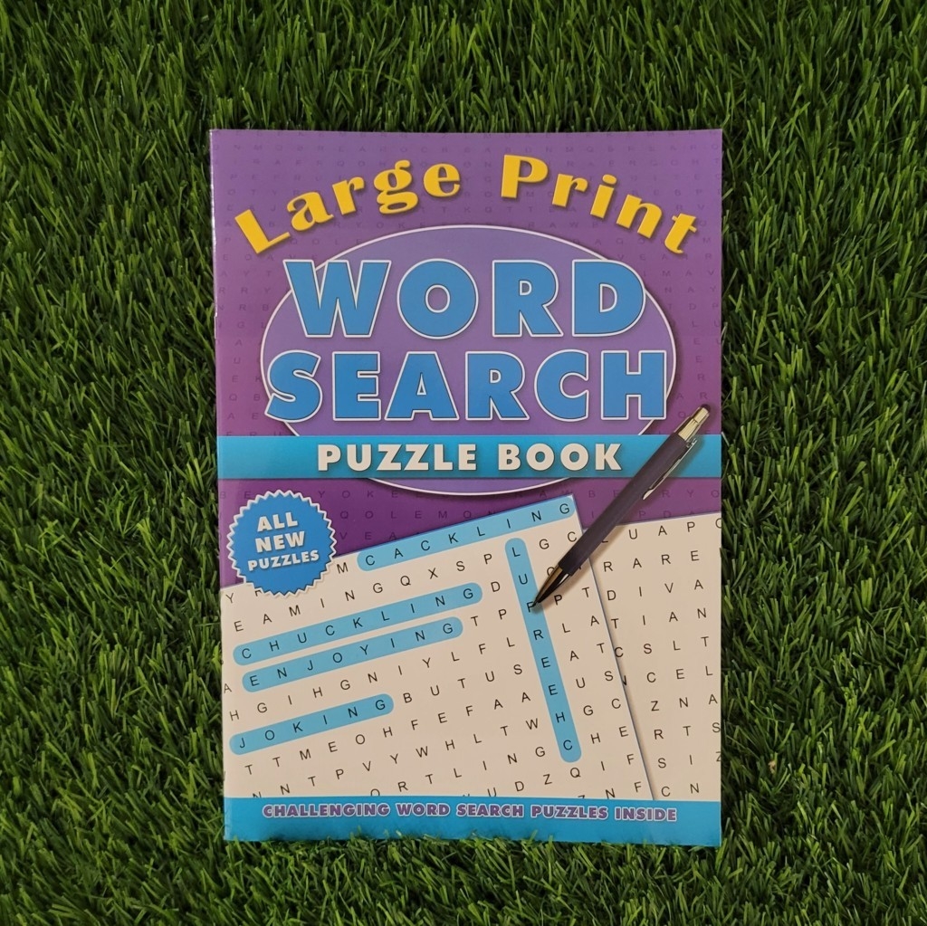 Large Print Word Search Book POP PARTYPACKS AND GIFTS