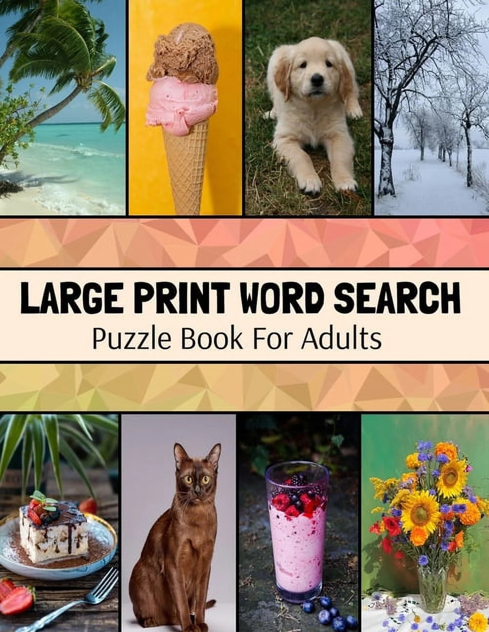 Large Print Word Search Puzzle Book For Adults Wide Variety Of Topics Large Print Activity Book Word Find Puzzle Books For Adults Paperback Walmart