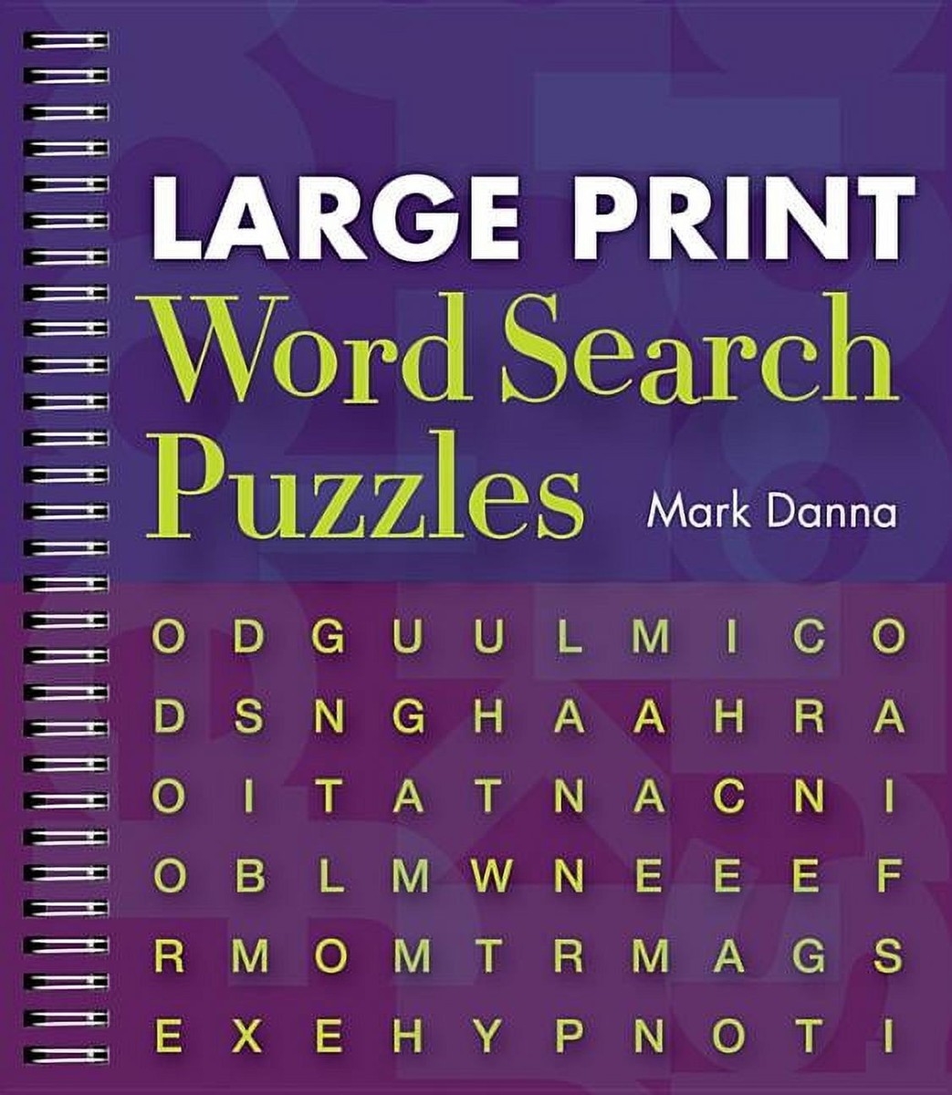 Large Word Search Printable