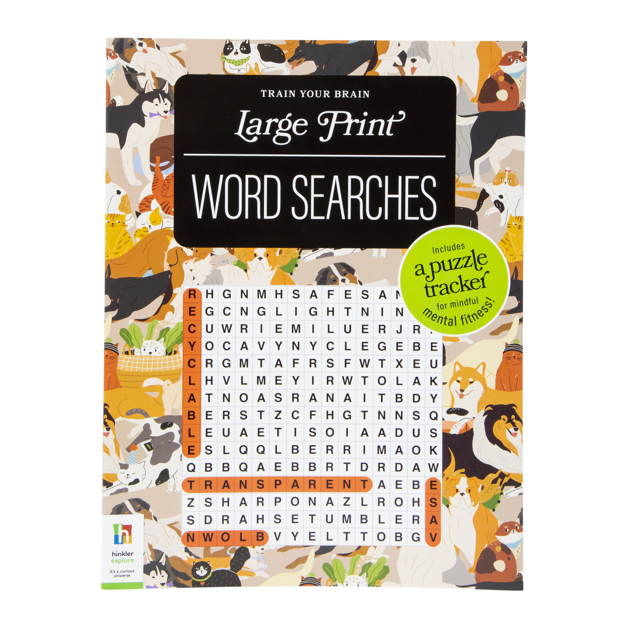 large print word searches puzzle book five below