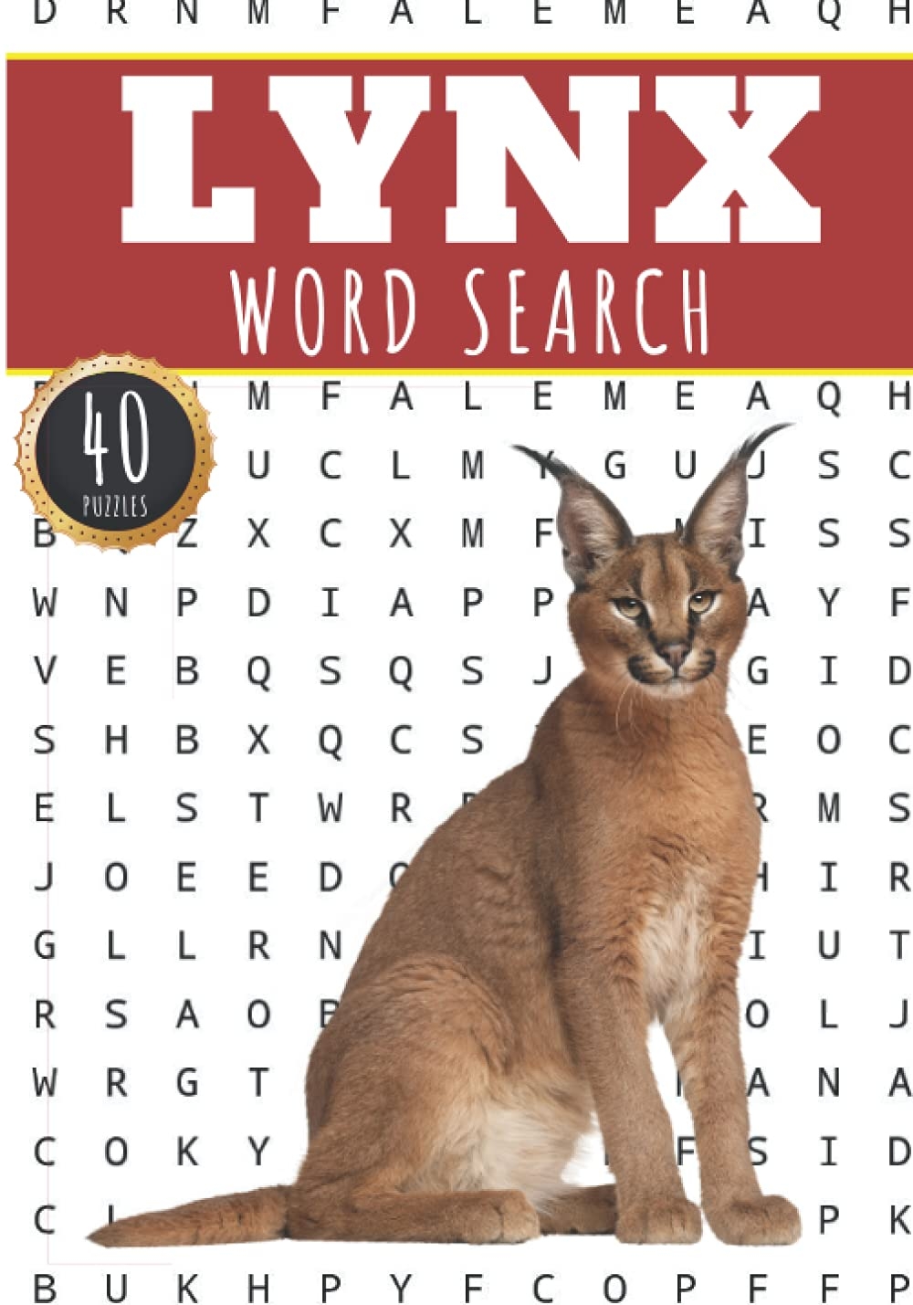 Lynx Word Search 40 Fun Puzzles With Words Scramble Adults Desertcart Seychelles