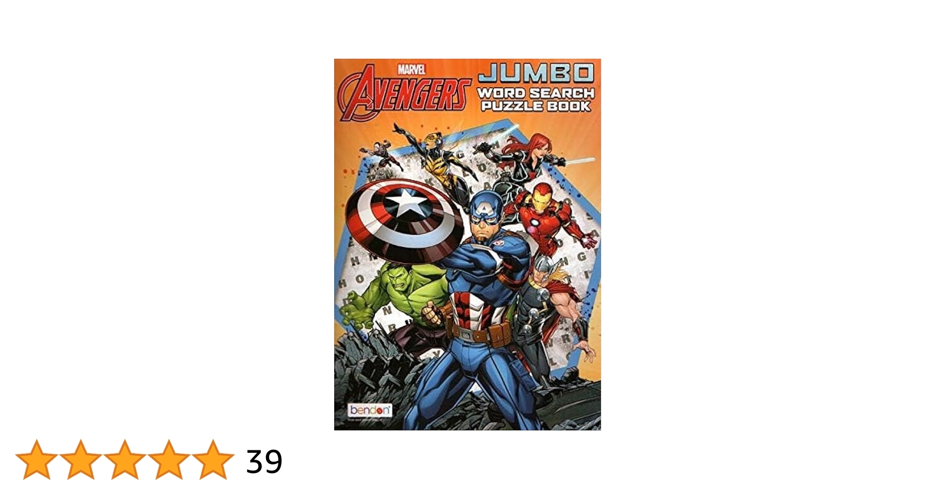 Marvel Avengers Jumbo Word Search Puzzle Book Marvel Bendon 0880143632326 Amazon Books