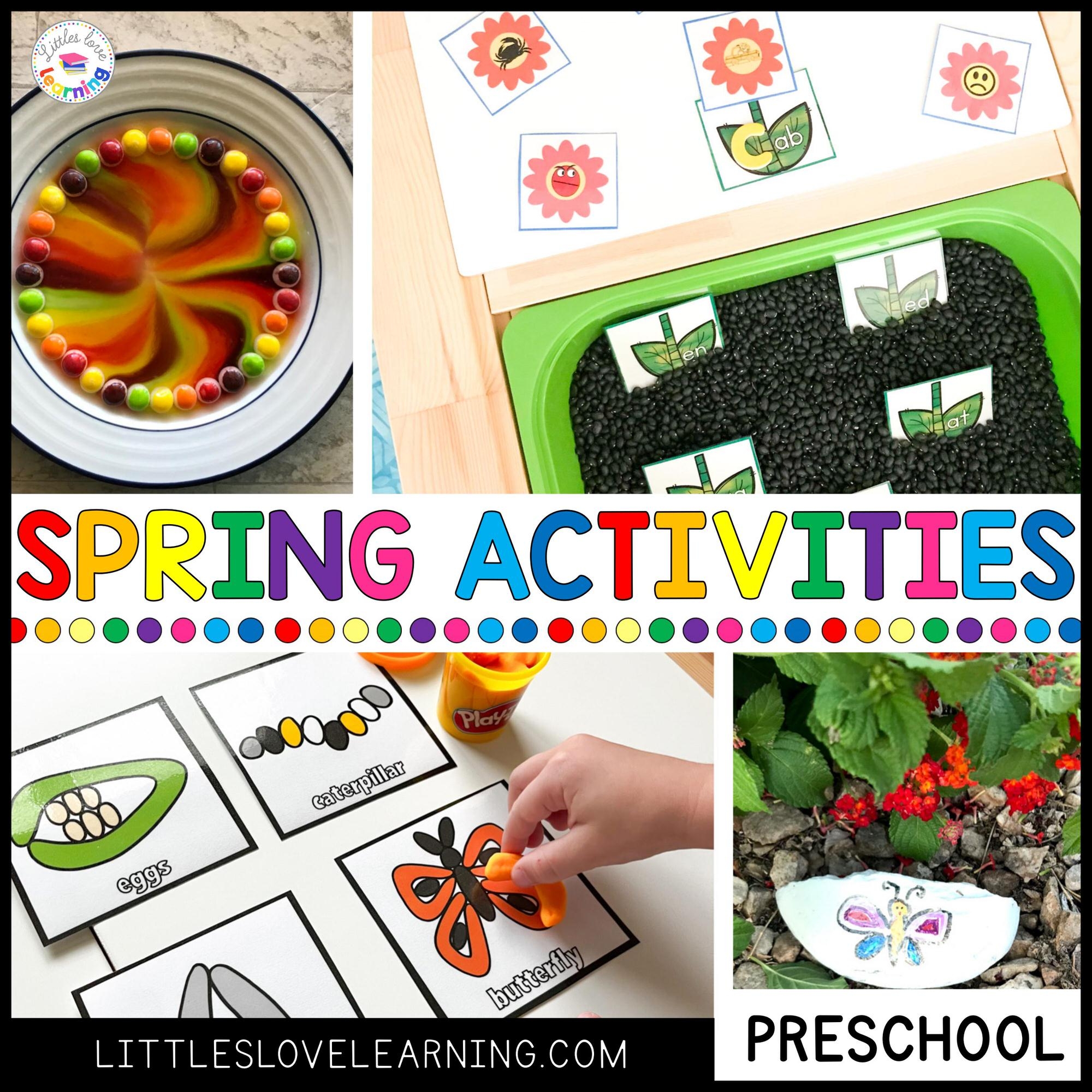 Math Literacy Spring Preschool Activities