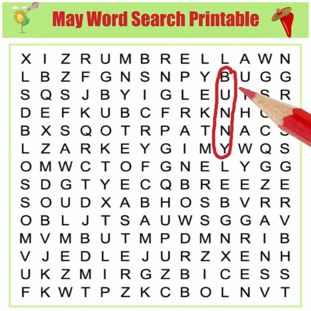 Free Printable Word Search Big Print