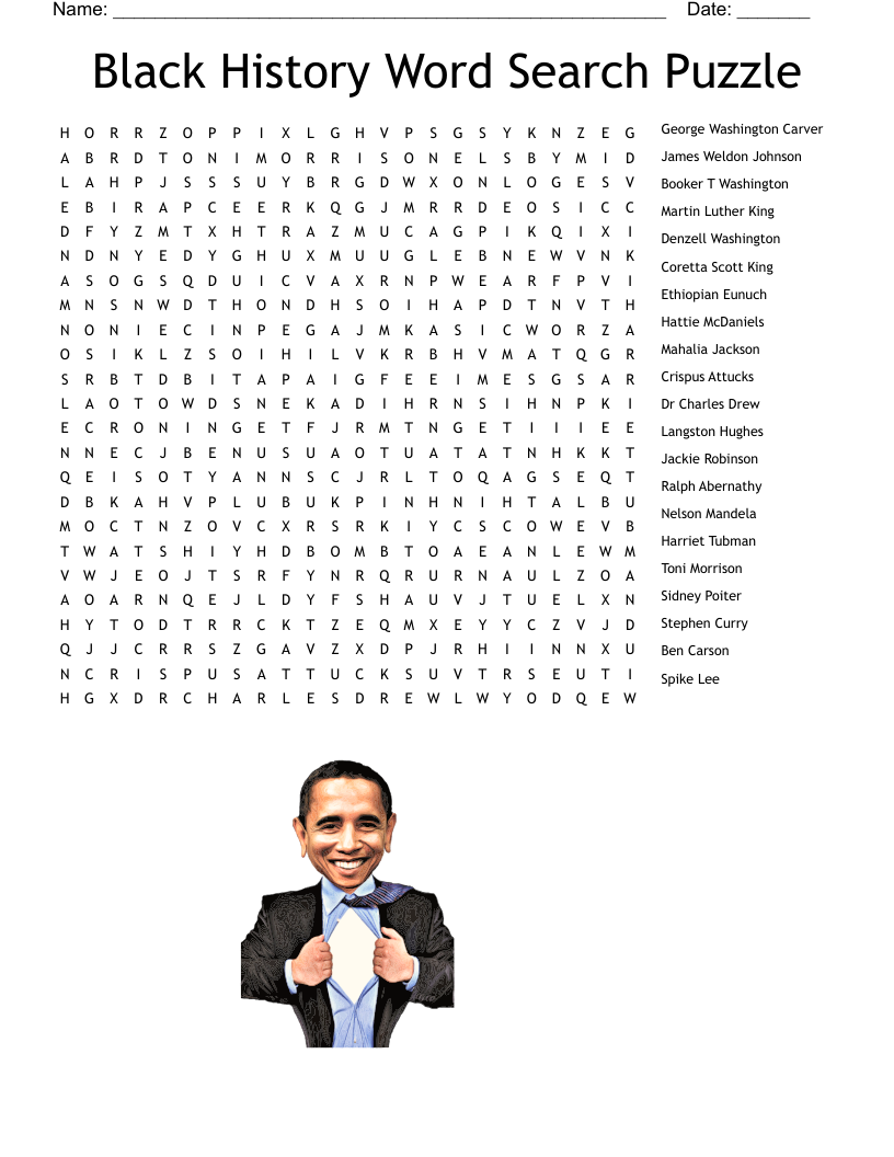 MLK Word Search WordMint