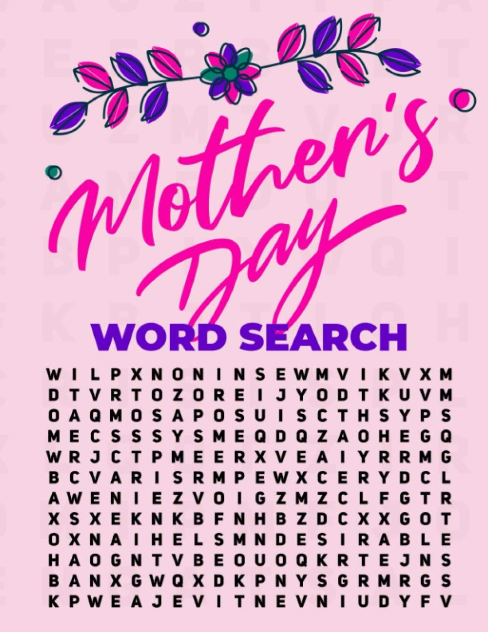 Mother s Day Word Search 50 Mothers Day Large Print Word Searches Puzzle Book Gift Idea For Mom And Grandmother Publishing Keiji Hawkins 9798731777568 Amazon Books
