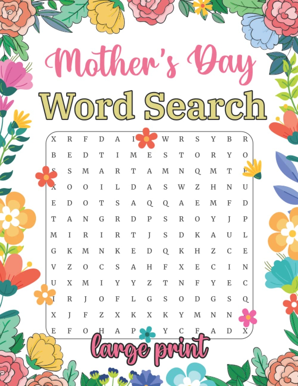 Mother s Day Word Search Large Print Great 80 Large Print Word Search Puzzles For Holiday Fun Mother s Day Gift For Word Puzzles Lovers Press Levana Orli 9798449971500 Amazon Books