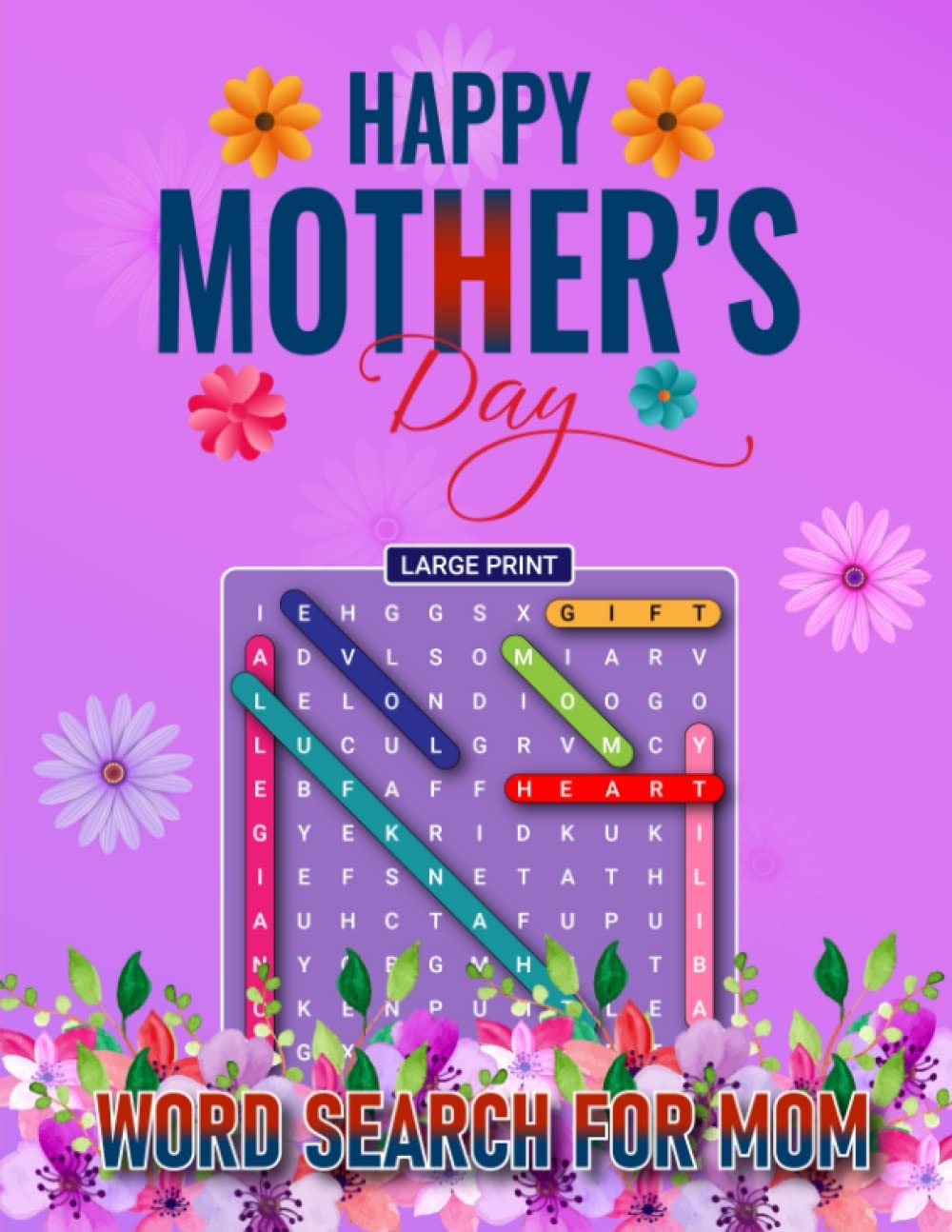 Mothers Day Word Search For Mom Large Print Word Search Desertcart Cyprus