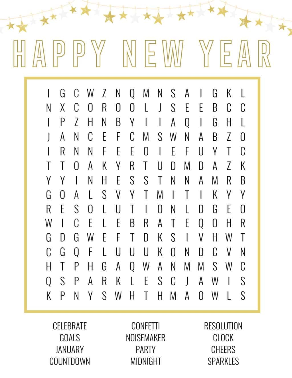 new year s eve word search pretty providence
