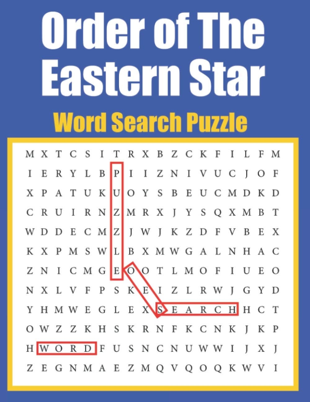 Order Of The Eastern Star Word Search Puzzle Smiley Tikishia Smiley Tikishia Harris Isaiah E Deaver Shaqueya 9798657414493 Amazon Books