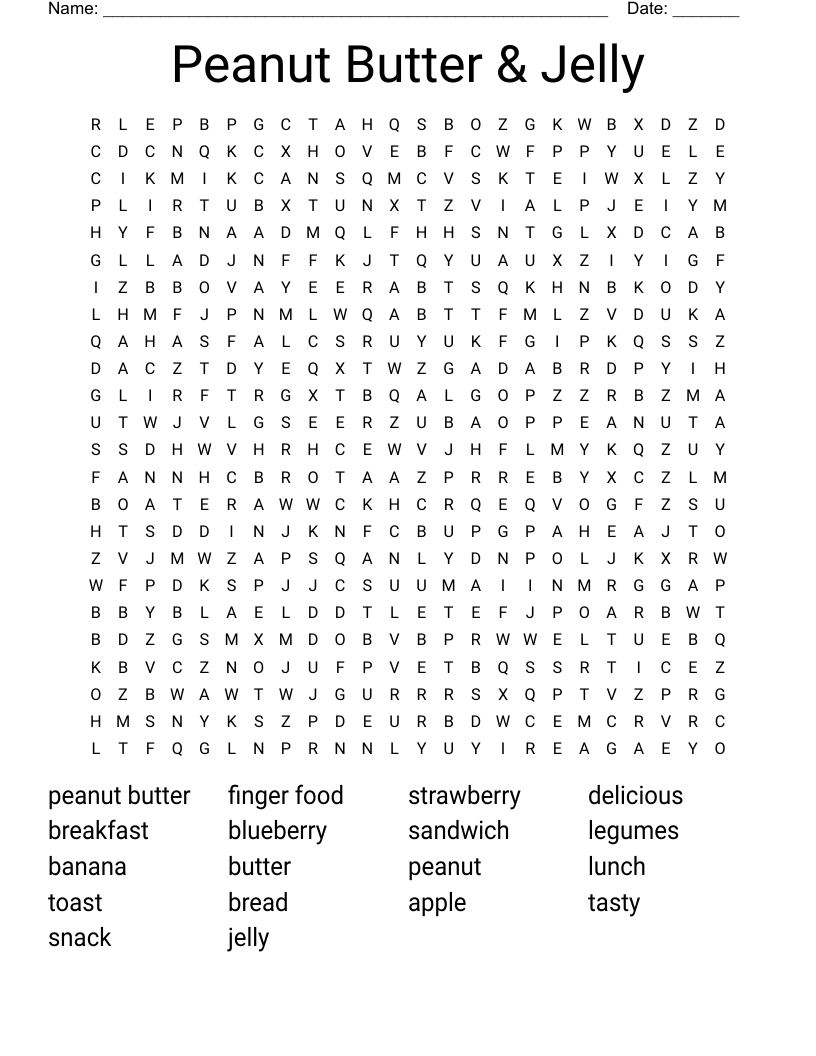 Word Searches That Are Printable