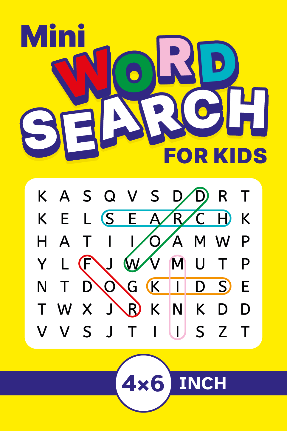 Pocket Size Word Search For Kids 4x6 Inch Clarence Edgehill