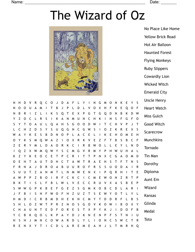 September Word Search WordMint
