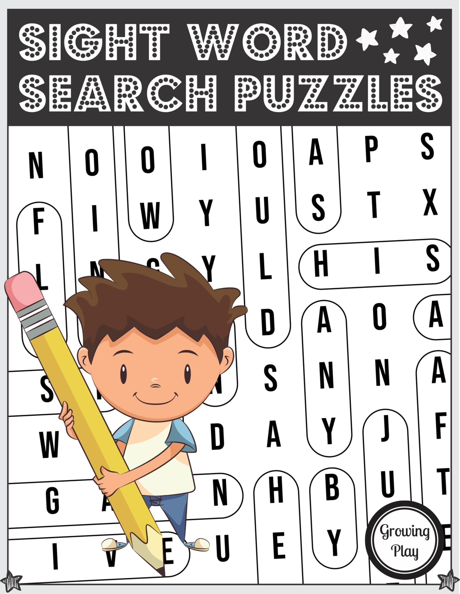 sight word puzzles printable your therapy source