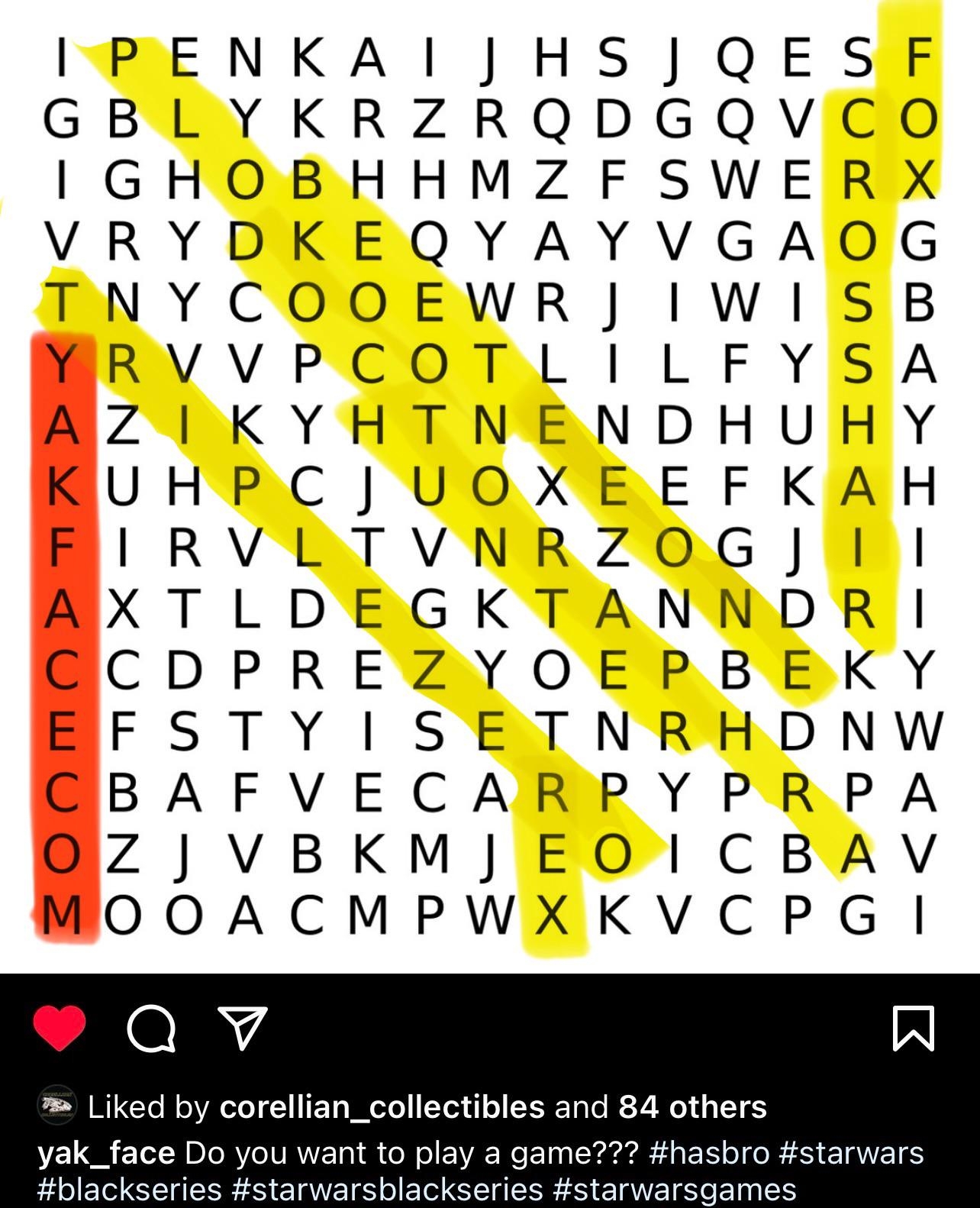 Star Wars Word Search