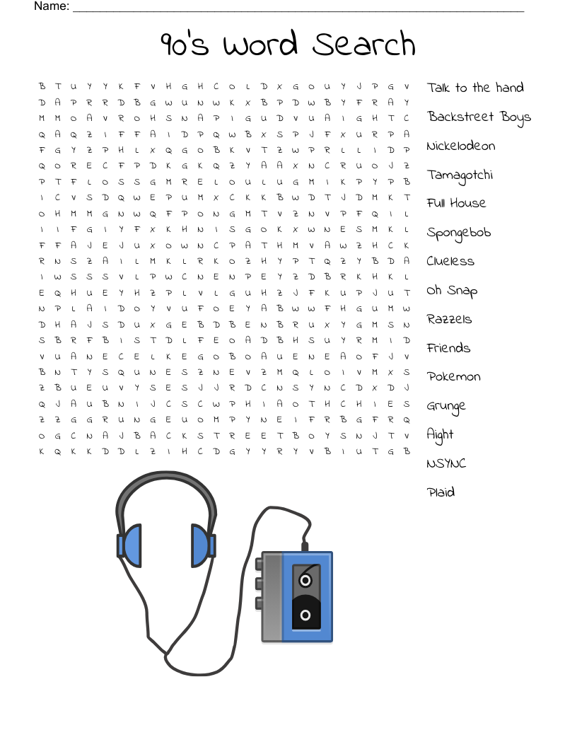 Spongebob Squarepants Word Search WordMint