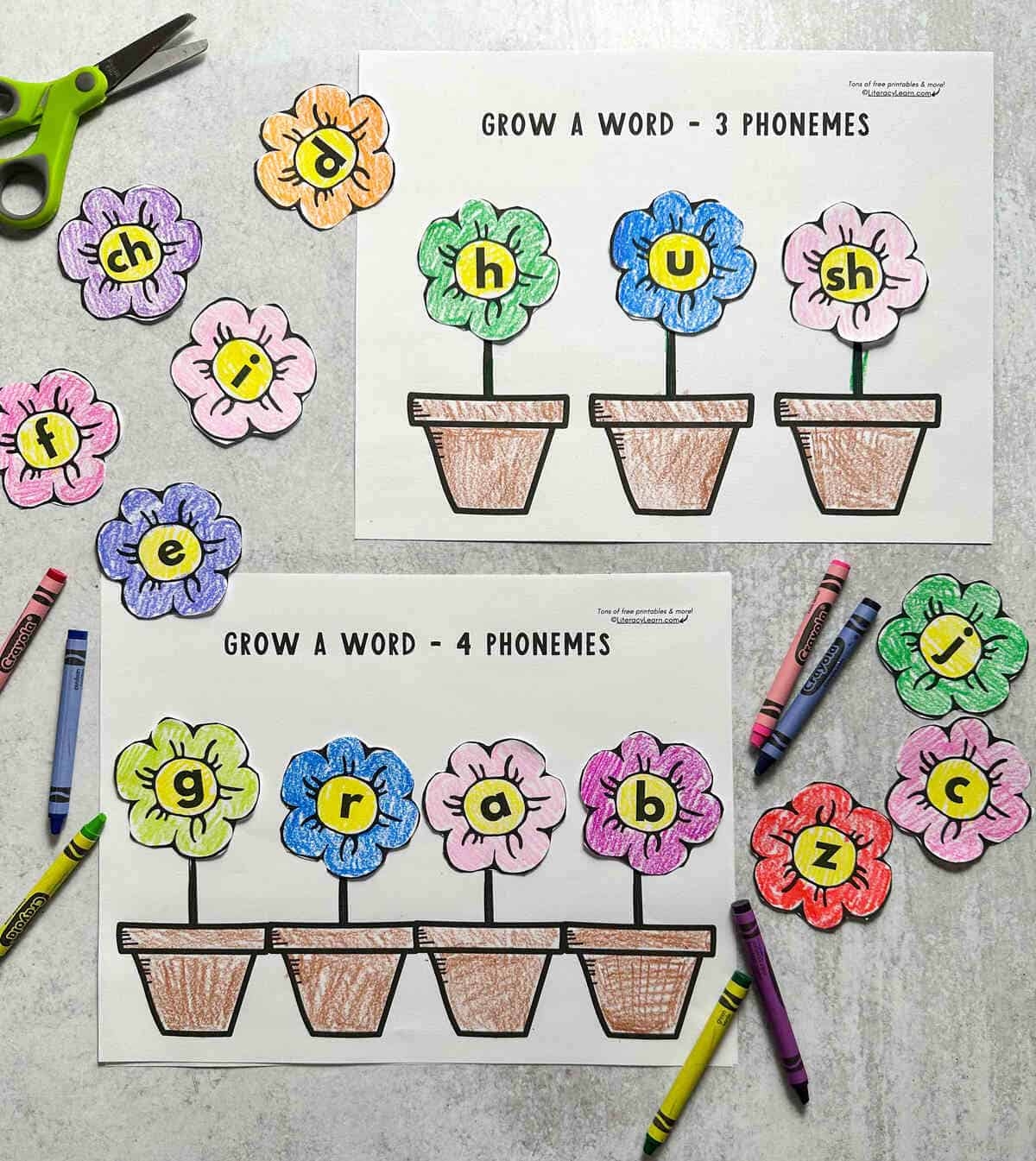 Spring Flowers Word Building FREE Printables Literacy Learn Spring Flowers Word Building FREE Printables Literacy Learn