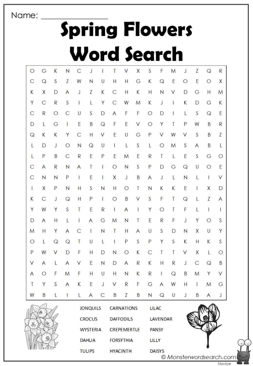 Difficult Word Search Printable