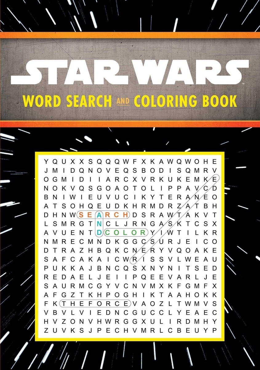 Star Wars Word Search And Coloring Book By Editors Of Thunder Bay Press For Sale Online EBay UK