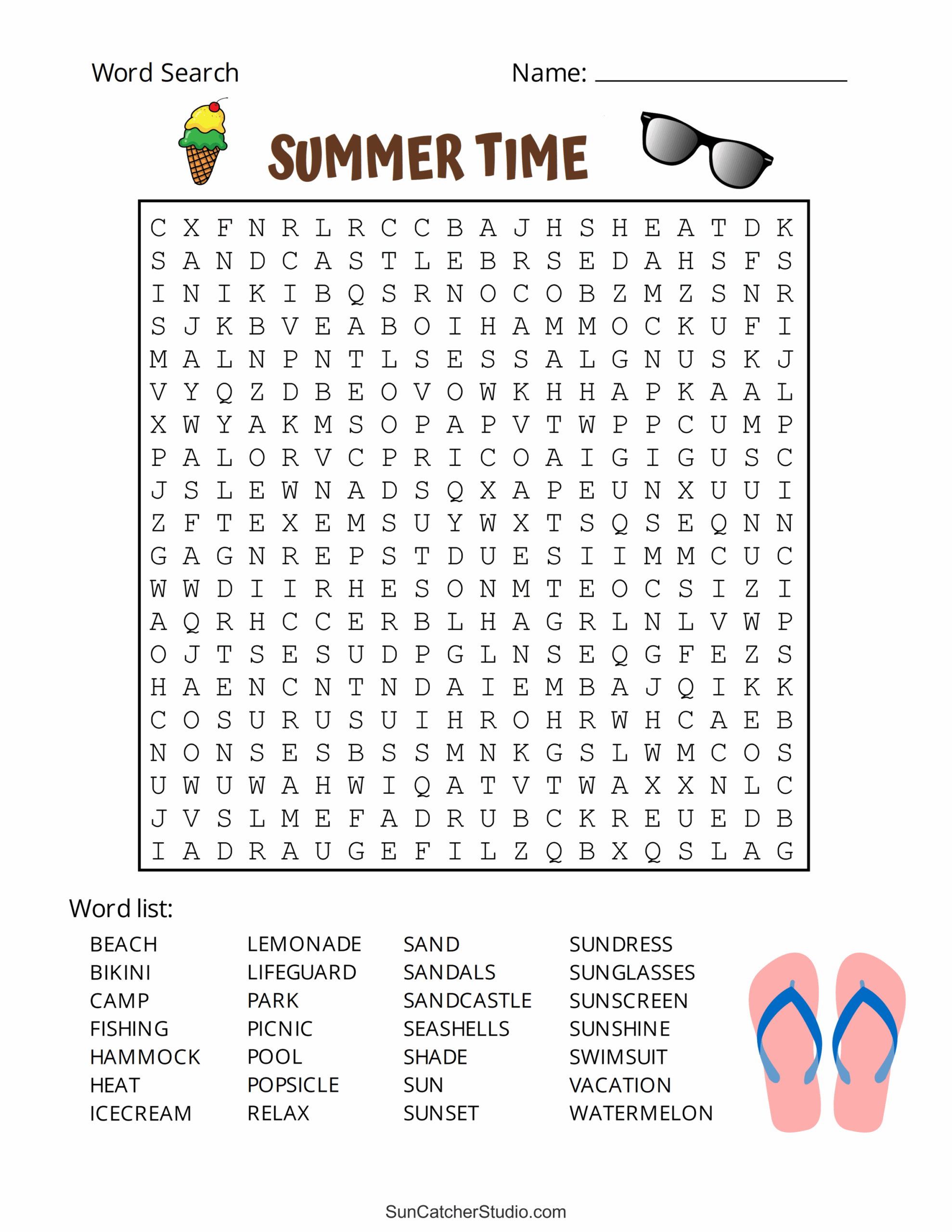 summer word search free printable puzzles free printables