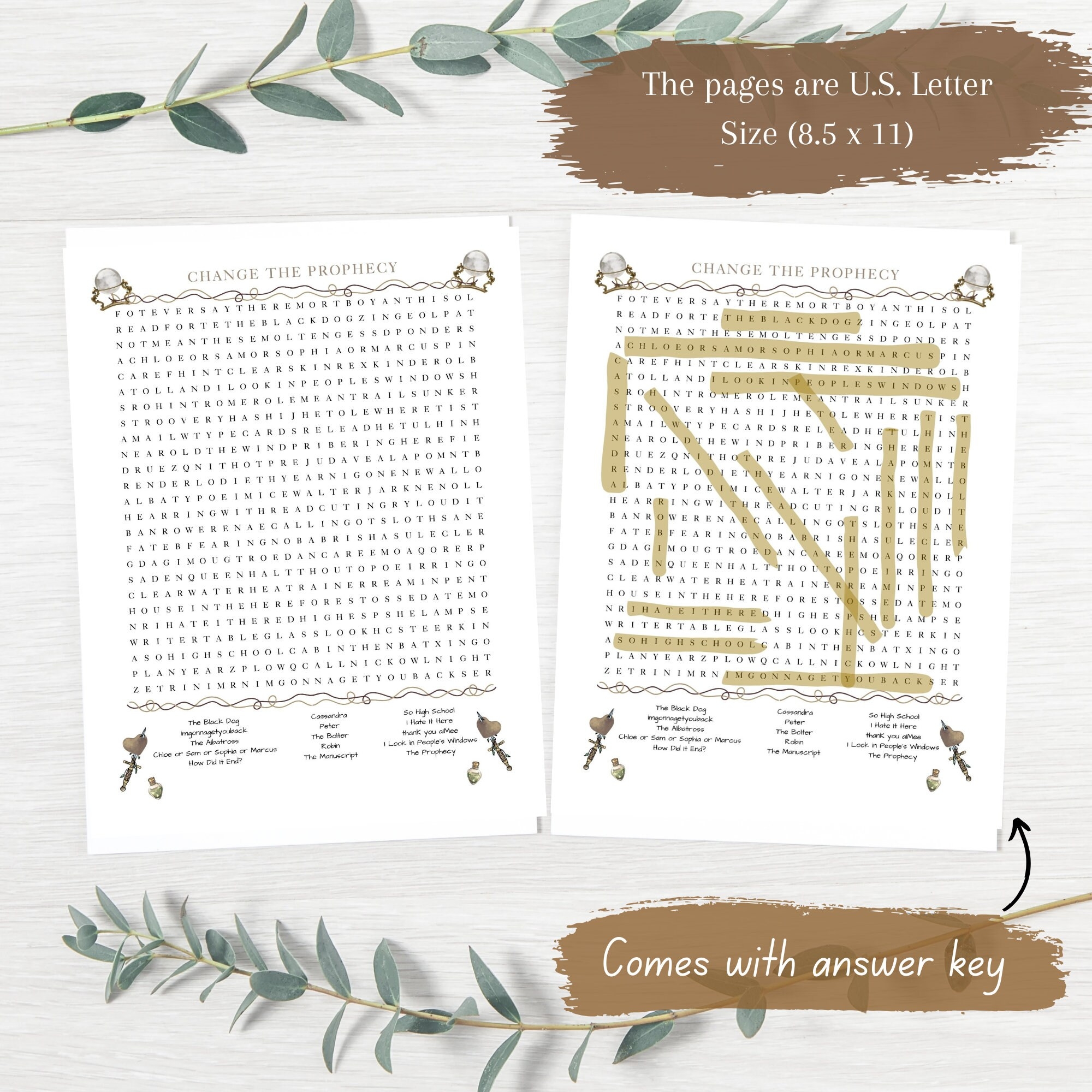 Taylor Swift The Tortured Poets Department 2nd Version Word Search Puzzle Fun Word Game Printable Digital Download Etsy