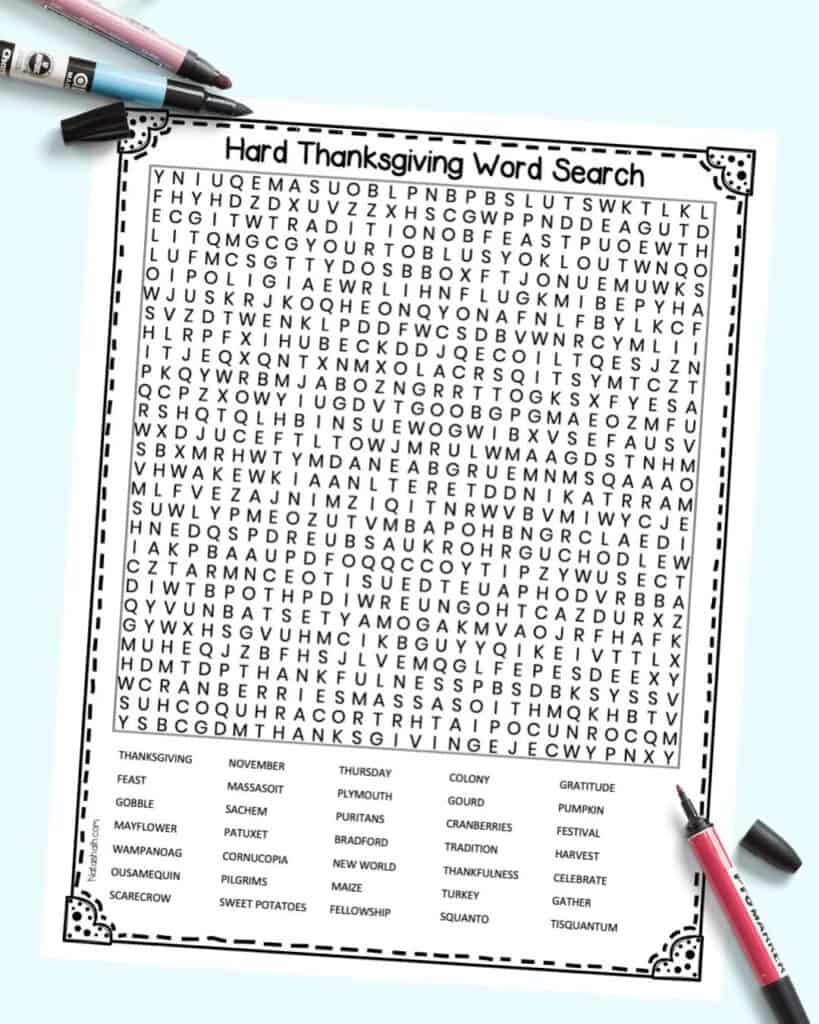 Hard Printable Word Searches For Adults