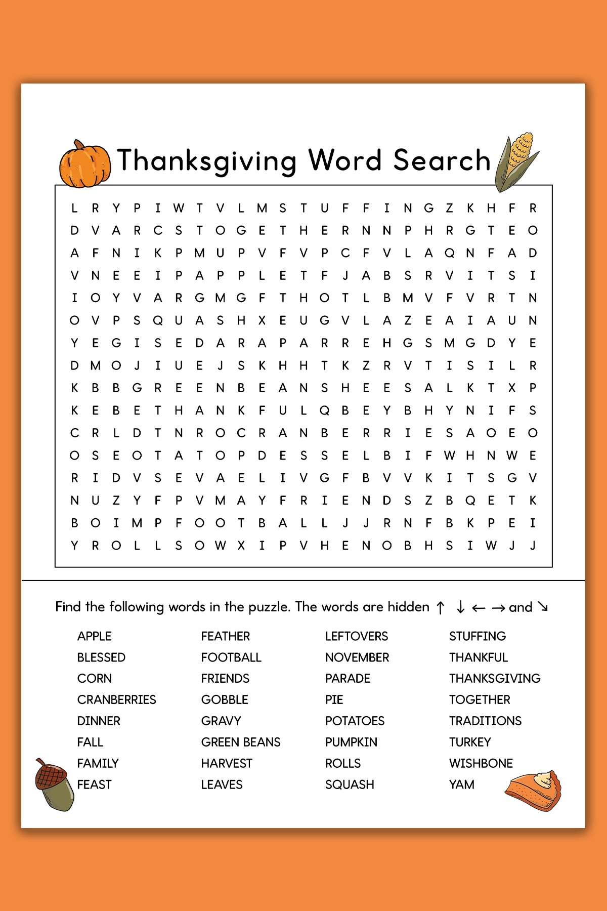 thanksgiving word search printable example hard mom envy