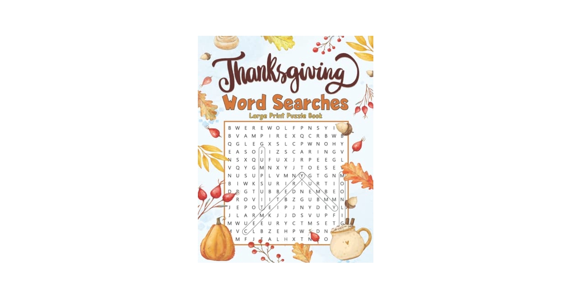 Easy Thanksgiving Word Search Free Printable