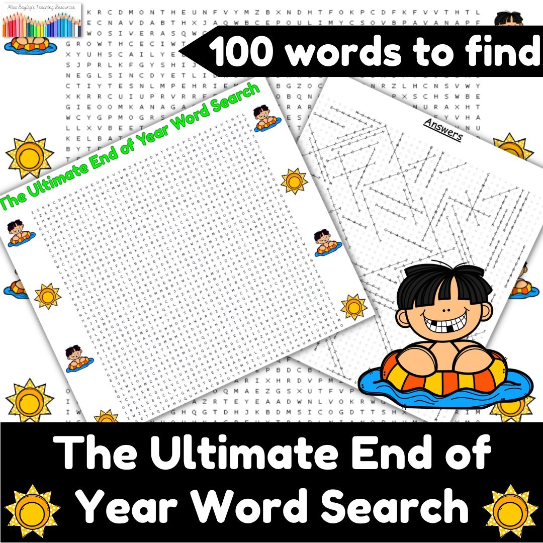 Free Printable 100 Word Search Puzzles