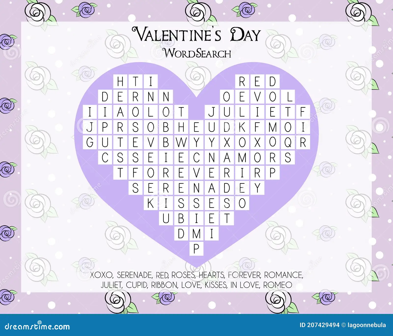 Free Printable Valentine Word Search Puzzles
